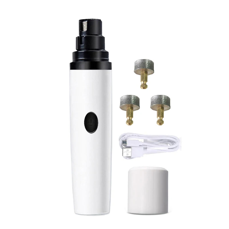 🐾 Rechargeable Dog Nail Grinder – Quiet, Safe & Professional Pet Nail Trimmer