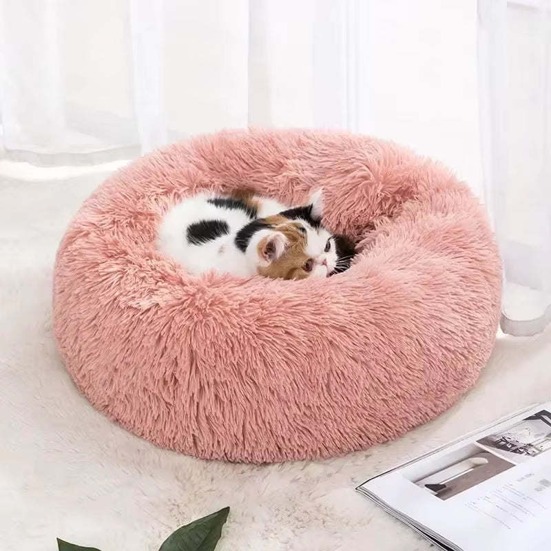 🐾 Luxury Plush Round Dog Bed & Cat Mat – Premium Cushion for Large Dogs & Labradors