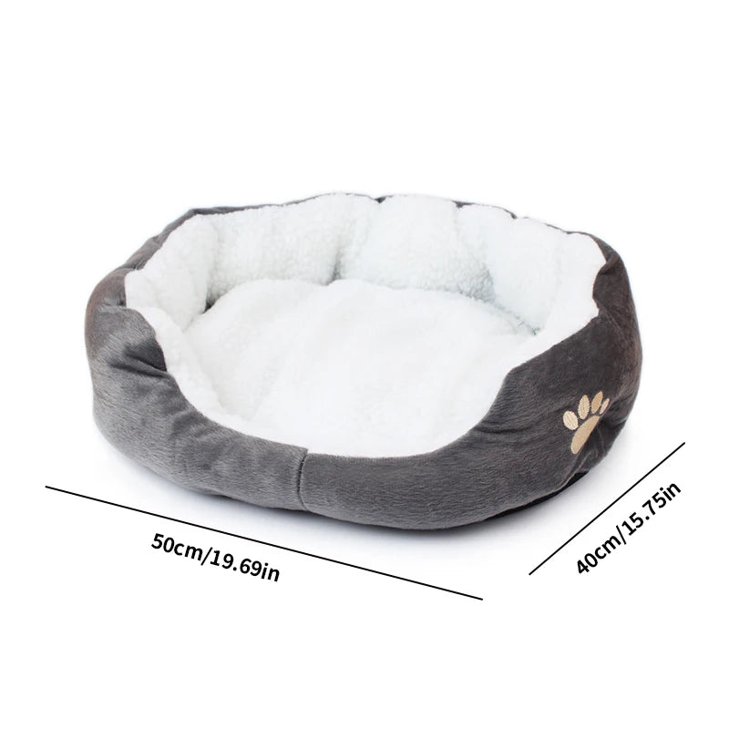 🐾 Premium Thickened PP Cotton Dog & Cat Cave Bed – Cozy & Secure Sleeping Sofa for Small Pets