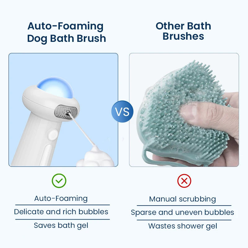 ROJECO Automatic Foam Maker – Smart Pet Soap Dispenser for Effortless Bathing! 🛁🐶🐱