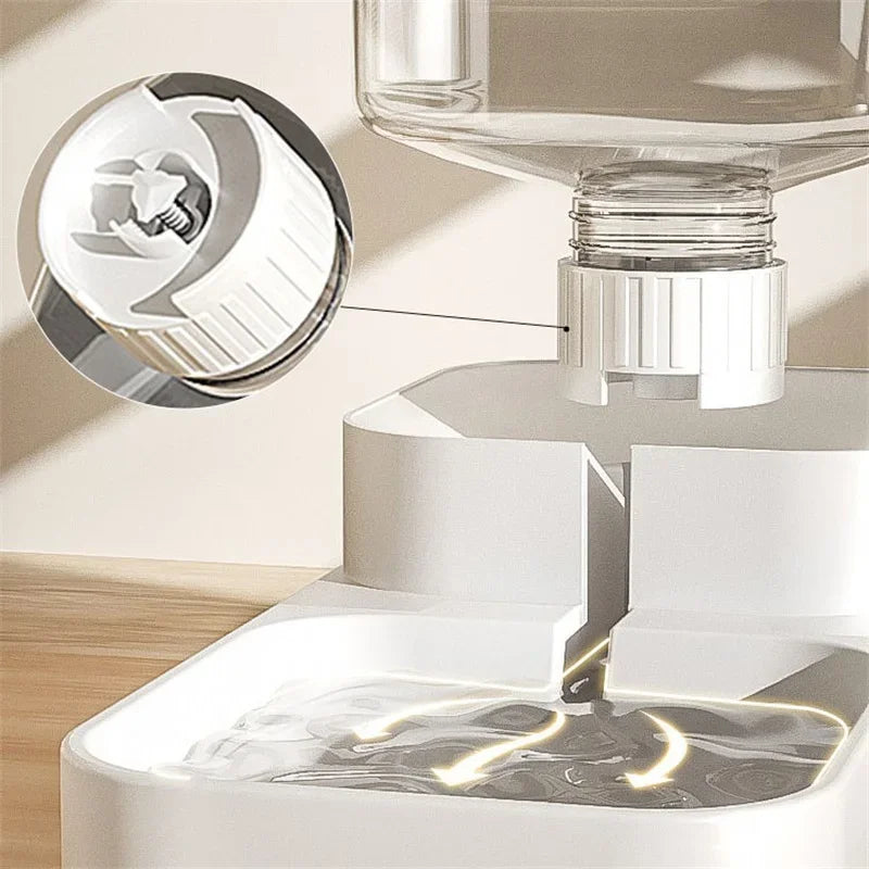 🐾 3.8L Automatic Pet Feeder & Water Bowl – Hassle-Free Feeding & Hydration for Cats & Small Dogs